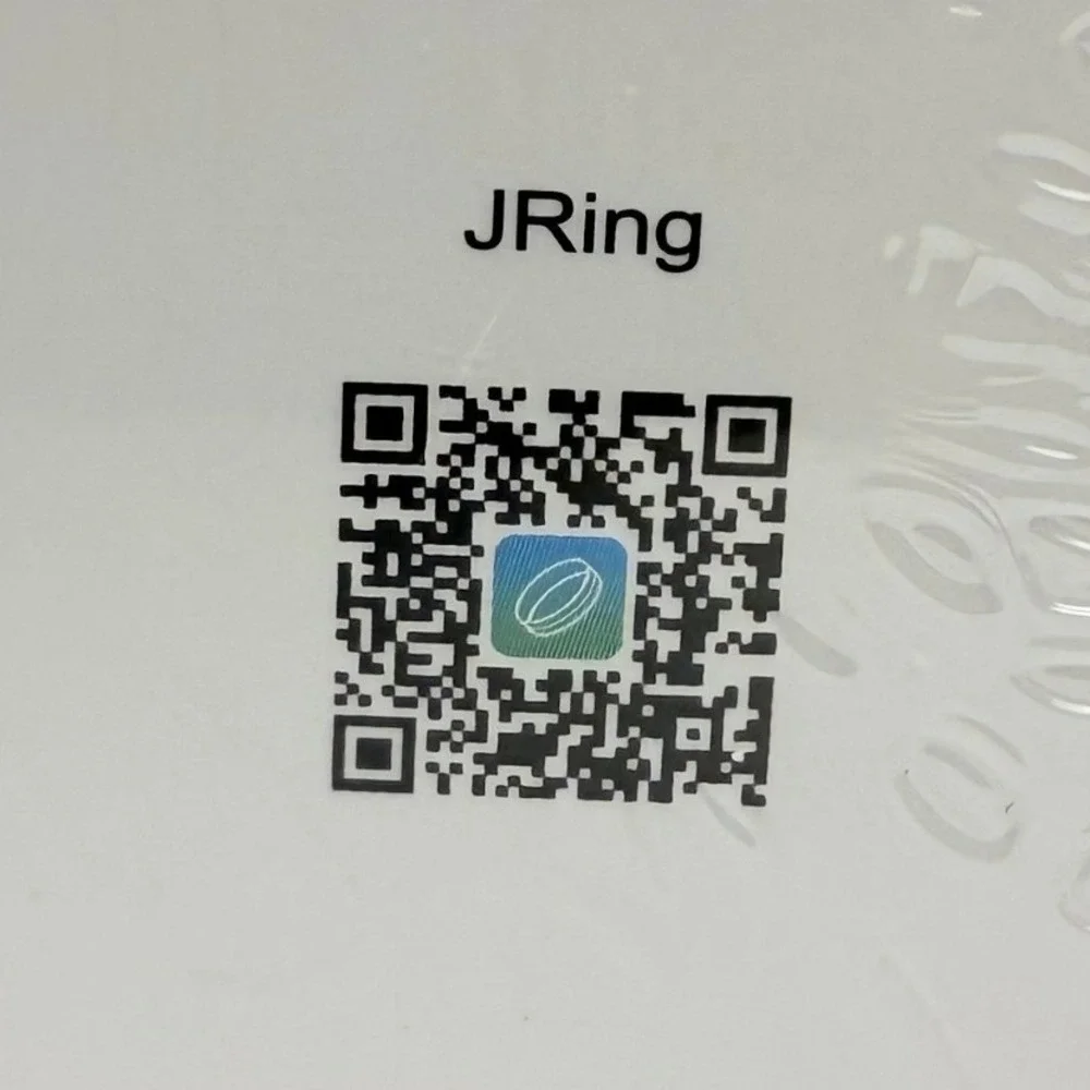 JRing Smart Ring Black Health Fitness Tracker Heart Rate Size 8 HR3918 New